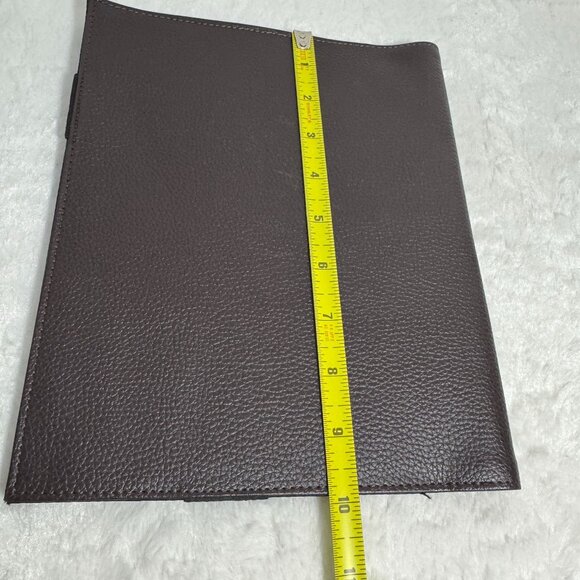 Rolodex Business Journal Interior Card Organizer & Pen Loop Brown Leather - Picture 6 of 7